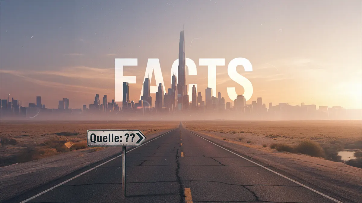 Eine Straße die zu den Fakten führt